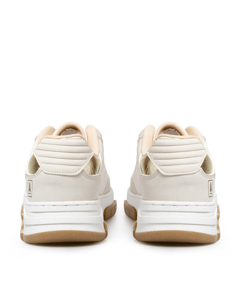 Tenis Latte Lineas Doradas 7953